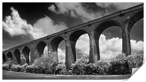 Conisbrough Viaduct Print by Darren Galpin