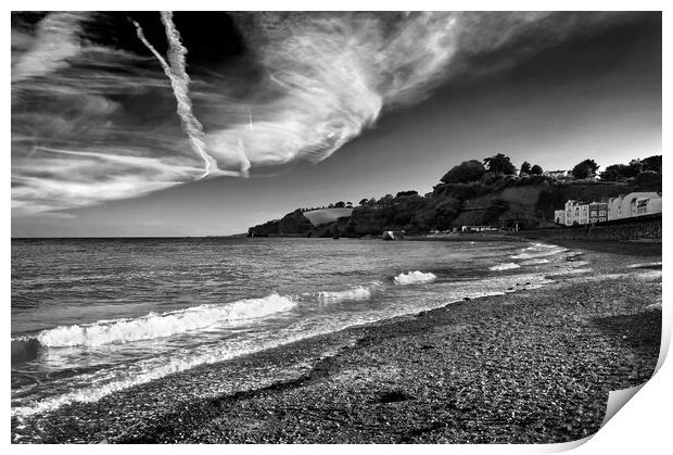 Dawlish Beach & Coastline Print by Darren Galpin