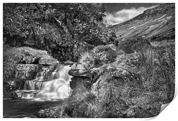 Grindsbrook Waterfalls   Print by Darren Galpin