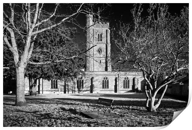 St Mary's Church, Axminster, Devon                 Print by Darren Galpin