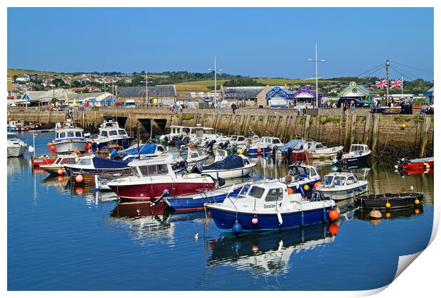 West Bay Harbour Print by Darren Galpin