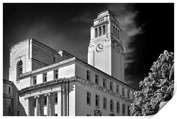 Parkinson Building, Leeds University  Print by Darren Galpin