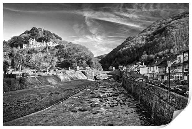 Lynmouth  Print by Darren Galpin