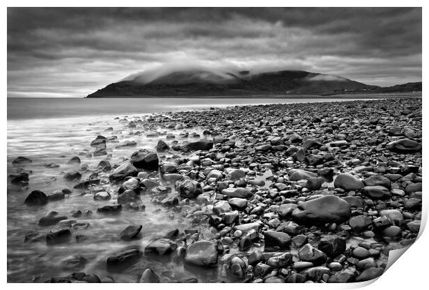 Porlock Weir Beach  Print by Darren Galpin