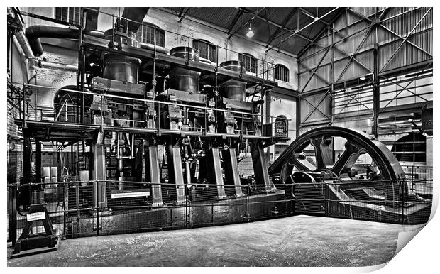 River Don Engine, Sheffield Print by Darren Galpin