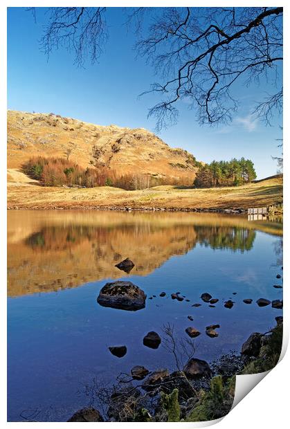 Blea Tarn Lake District Cumbria  Print by Darren Galpin