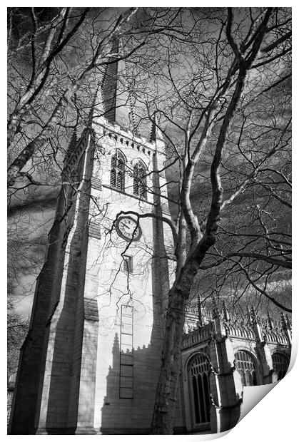 Wakefield Cathedral Print by Darren Galpin