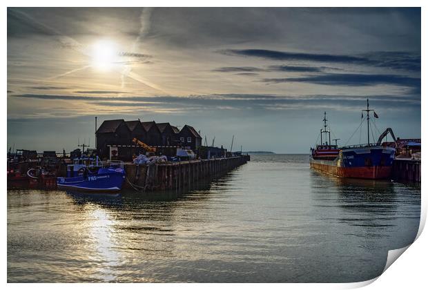 Whitstable Harbour  Print by Darren Galpin