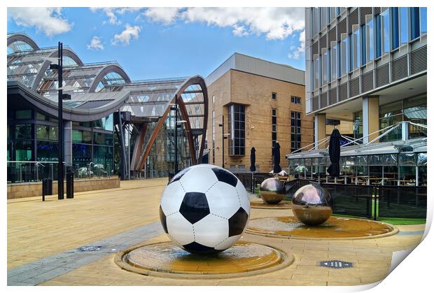 Millennium Square, Sheffield  Print by Darren Galpin