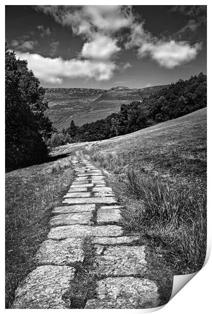   Path to Kinder Scout   Print by Darren Galpin
