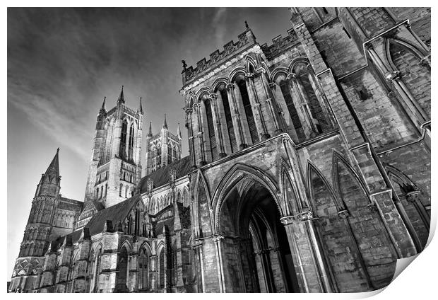 Lincoln Cathedral Print by Darren Galpin