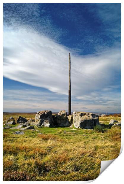 Stanage Pole, Peak District    Print by Darren Galpin