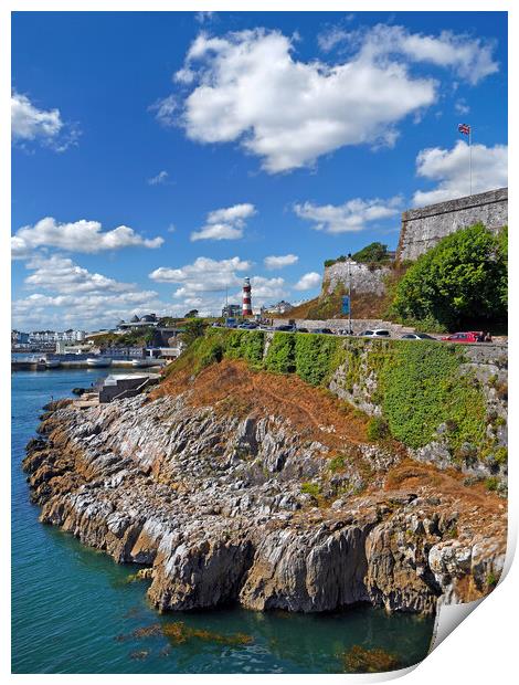 Plymouth Waterfront  Print by Darren Galpin