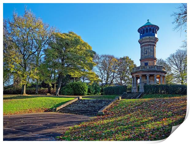 Locke Park Tower, Barnsley     Print by Darren Galpin