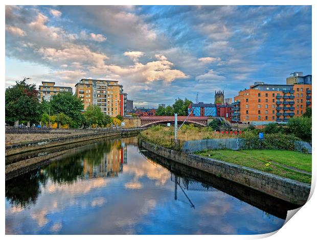 Aire and Calder Navigation, Leeds Print by Darren Galpin