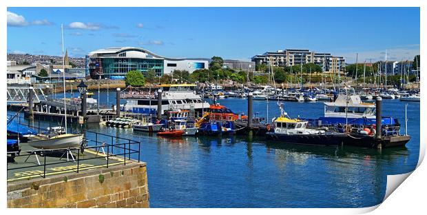 Entrance to the Barbican, Plymouth Print by Darren Galpin