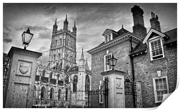Entrance to Gloucester Cathedral  Print by Darren Galpin