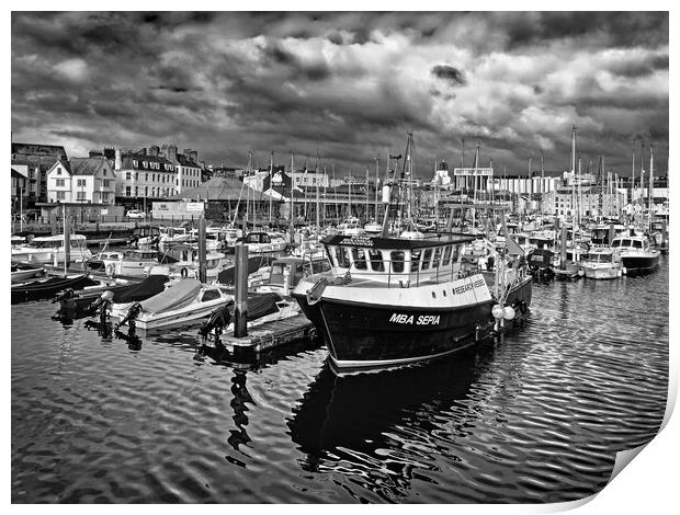 The Barbican, Plymouth Print by Darren Galpin