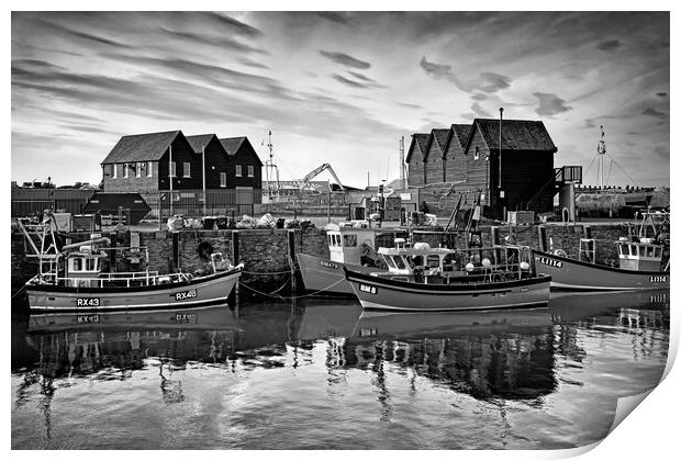 Whitstable Harbour  Print by Darren Galpin
