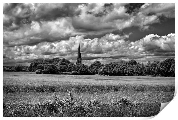 Holy Trinity Church, Wentworth Print by Darren Galpin