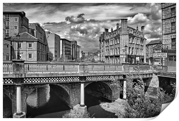 Lady's Bridge Sheffield Print by Darren Galpin