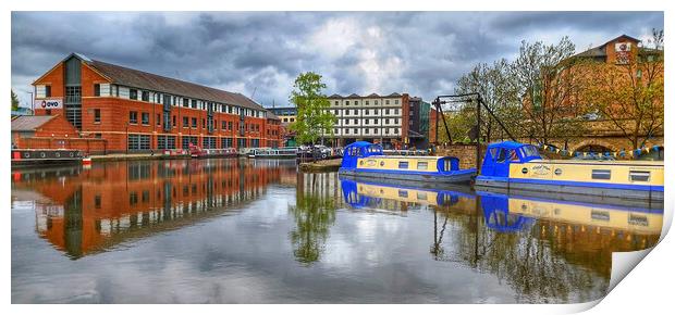 Victoria Quays Panorama Print by Darren Galpin