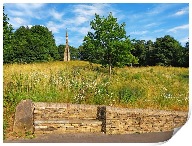 Cholera Monument Sheffield Print by Darren Galpin