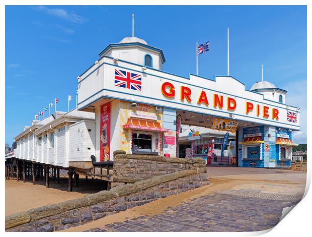The Grand Pier Weston-super-Mare Print by Darren Galpin