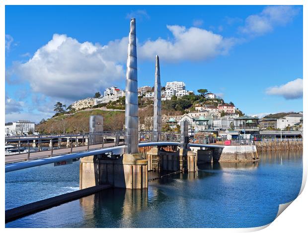 Torquay Harbour Bridge Print by Darren Galpin