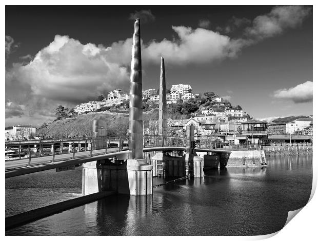 Torquay Harbour Bridge Print by Darren Galpin
