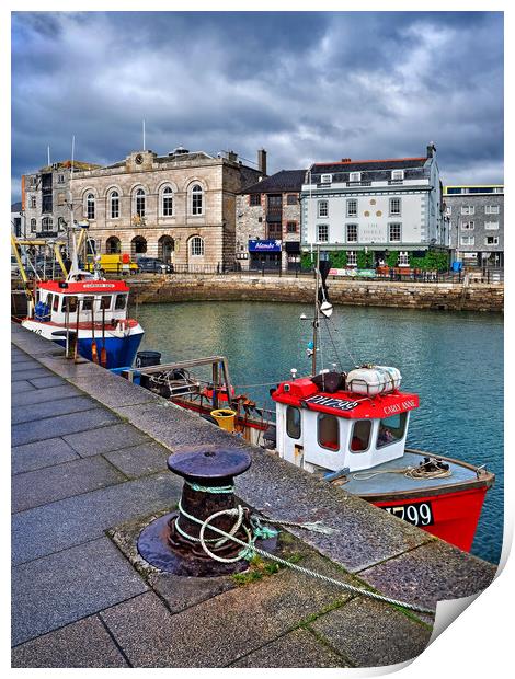 The Barbican, Plymouth  Print by Darren Galpin