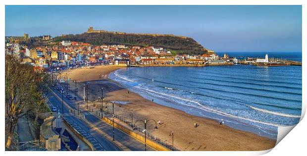Scarborough South Bay  Print by Darren Galpin