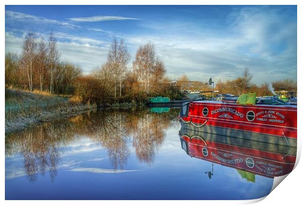 Tinsley Marina Sheffield  Print by Darren Galpin