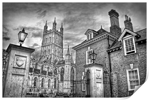 Entrance to Gloucester Cathedral   Print by Darren Galpin