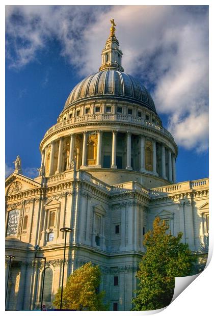 St Paul's Cathedral Print by Darren Galpin