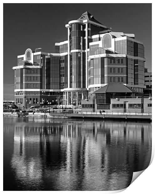 Victoria Building, Salford Quays   Print by Darren Galpin