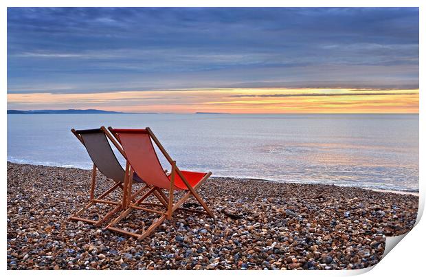 Lyme Regis Sunrise Print by Darren Galpin