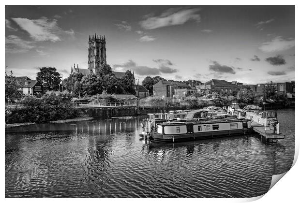 Doncaster Wharf and Minster   Print by Darren Galpin