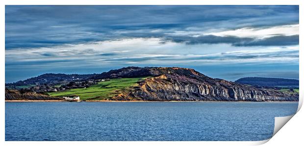 Outdoor Charmouth and Jurassic Coast Panorama Print by Darren Galpin