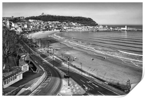 Scarborough South Bay Print by Darren Galpin