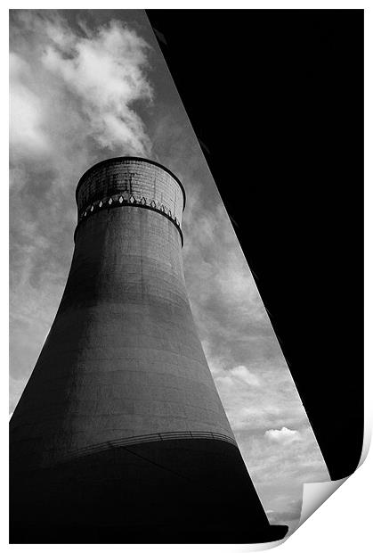 Tinsley Cooling Tower & M1 Print by Darren Galpin