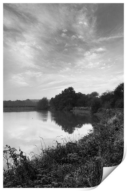 Ulley Reservoir Near Rotherham,South Yorkshire Print by Darren Galpin