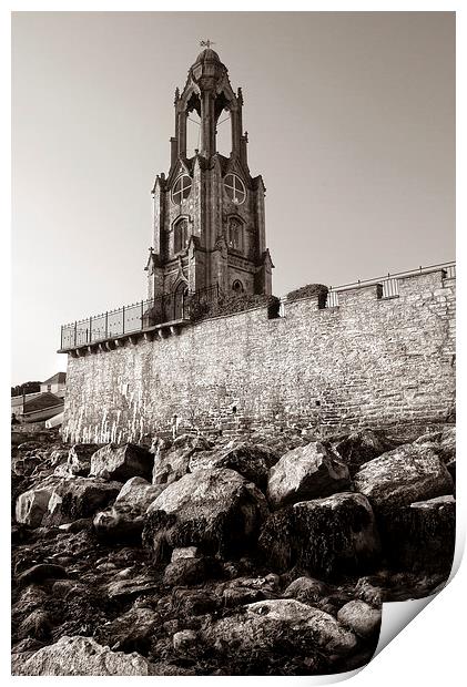 Wellington Clock Tower,Swanage Print by Darren Galpin