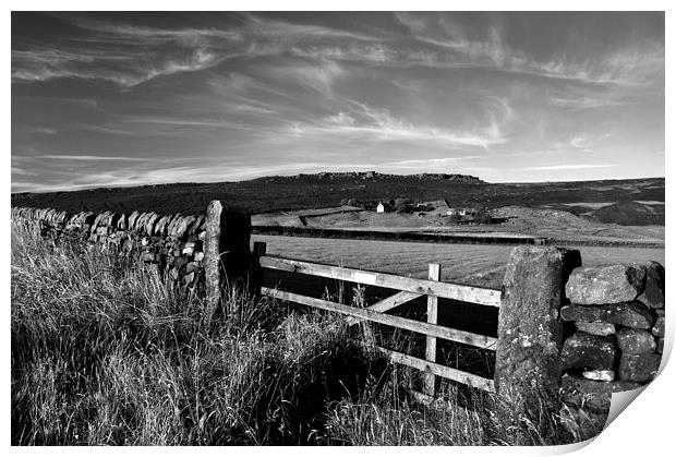 Gateway to Stanage Edge Print by Darren Galpin