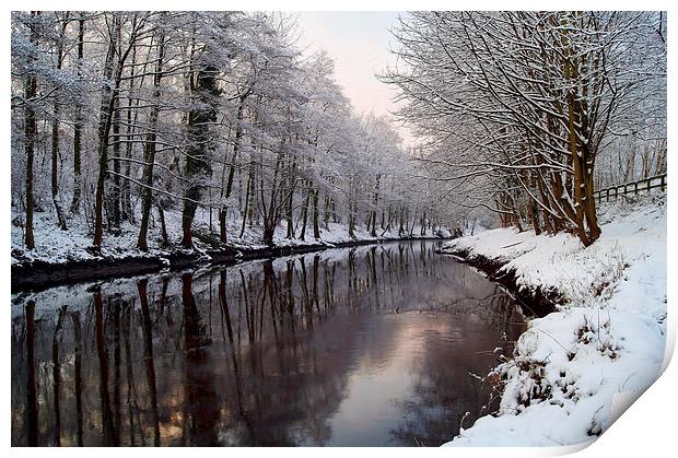 River Don in Winter  Print by Darren Galpin