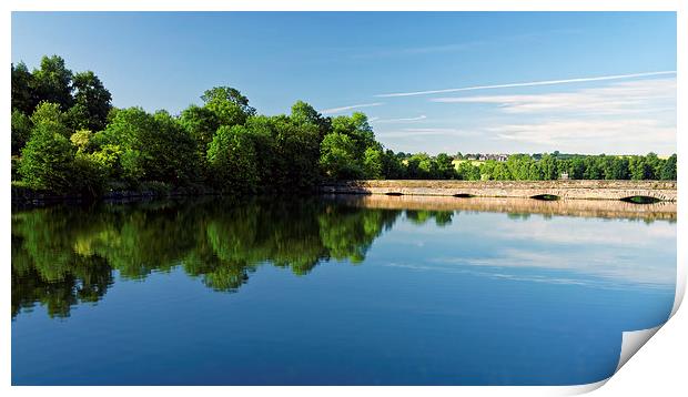 Ulley Reservoir Panorama  Print by Darren Galpin