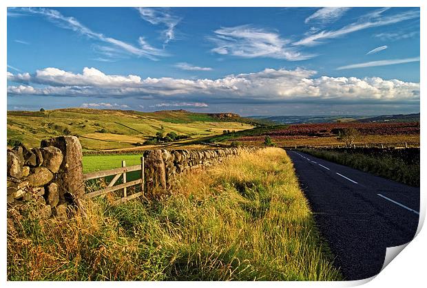 The Road to Hathersage  Print by Darren Galpin