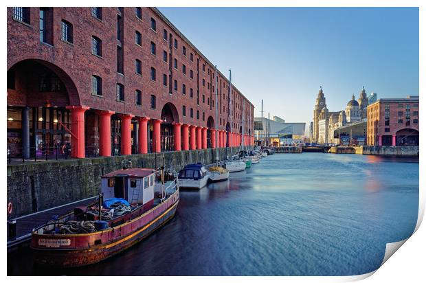 Albert Dock, Liverpool                             Print by Darren Galpin