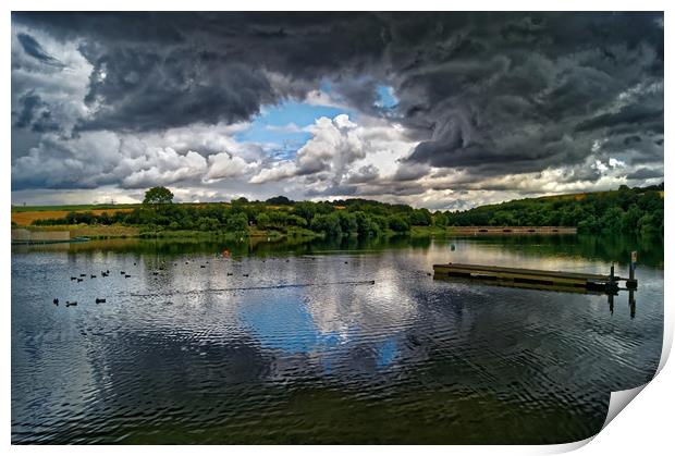Storm Clouds over Ulley                  Print by Darren Galpin