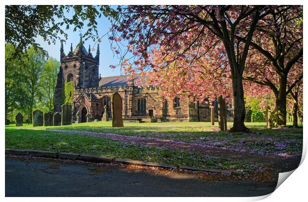 St Mary Magdalene Church, Whiston                  Print by Darren Galpin